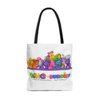 DINO-BUDDIES® - All the Dino-Buddies - They're Friends of Distinction ... Not Extinction™ - Tote Bag (Gusseted)