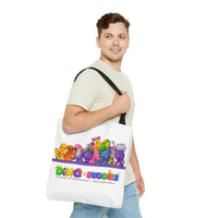 DINO-BUDDIES® - All the Dino-Buddies - They're Friends of Distinction ... Not Extinction™ - Tote Bag (Gusseted)