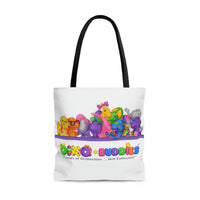 DINO-BUDDIES® - All the Dino-Buddies - They're Friends of Distinction ... Not Extinction™ - Tote Bag (Gusseted)