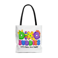 DINO-BUDDIES® - Dino-Buddies - We're REAL Dino-Stars!®  - Tote Bag (Gusseted)