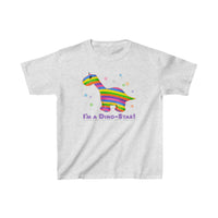 DINO-BUDDIES® - I'm a Dino-Star!® with Bo (Brontosaurus) - Cute Dinosaur T-Shirt Youth