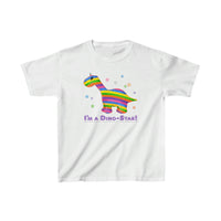 DINO-BUDDIES® - I'm a Dino-Star!® with Bo (Brontosaurus) - Cute Dinosaur T-Shirt Youth