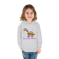 DINO-BUDDIES® - I'm a Dino-Star® with Bo (Brontosaurus) - Toddler Pullover Fleece Hoodie