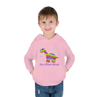 DINO-BUDDIES® - I'm a Dino-Star® with Bo (Brontosaurus) - Toddler Pullover Fleece Hoodie