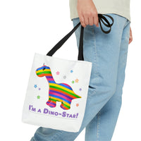 DINO-BUDDIES® - I'm a Dino-Star® with Bo (Brontosaurus) - Tote Bag (Gusseted)