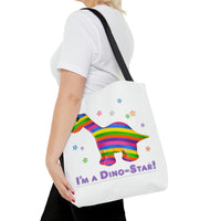 DINO-BUDDIES® - I'm a Dino-Star® with Bo (Brontosaurus) - Tote Bag (Gusseted)