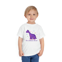 DINO-BUDDIES® - I'm a Dino-Star!® with Casey (Brachiosaurus) - Cute Dinosaur T-Shirt Toddler