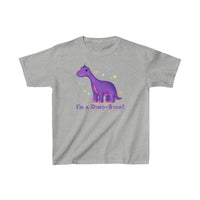 DINO-BUDDIES® - I'm a Dino-Star!® with Casey (Brachiosaurus) - Cute Dinosaur T-Shirt Youth