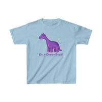 DINO-BUDDIES® - I'm a Dino-Star!® with Casey (Brachiosaurus) - Cute Dinosaur T-Shirt Youth