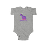 DINO-BUDDIES® - I'm a Dino-Star® with Casey (Brachiosaurus) - Infant Fine Jersey Bodysuit