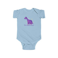 DINO-BUDDIES® - I'm a Dino-Star® with Casey (Brachiosaurus) - Infant Fine Jersey Bodysuit