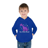 DINO-BUDDIES® - I'm a Dino-Star® with Casey (Brachiosaurus) - Toddler Pullover Fleece Hoodie
