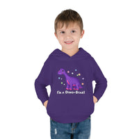 DINO-BUDDIES® - I'm a Dino-Star® with Casey (Brachiosaurus) - Toddler Pullover Fleece Hoodie