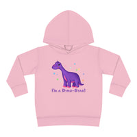 DINO-BUDDIES® - I'm a Dino-Star® with Casey (Brachiosaurus) - Toddler Pullover Fleece Hoodie