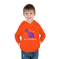 DINO-BUDDIES® - I'm a Dino-Star® with Casey (Brachiosaurus) - Toddler Pullover Fleece Hoodie