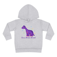 DINO-BUDDIES® - I'm a Dino-Star® with Casey (Brachiosaurus) - Toddler Pullover Fleece Hoodie