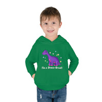 DINO-BUDDIES® - I'm a Dino-Star® with Casey (Brachiosaurus) - Toddler Pullover Fleece Hoodie