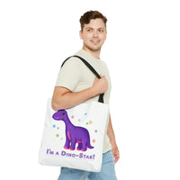 DINO-BUDDIES® - I'm a Dino-Star!® with Casey (Brachiosaurus) - Tote Bag (Gusseted)