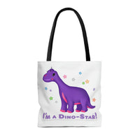 DINO-BUDDIES® - I'm a Dino-Star!® with Casey (Brachiosaurus) - Tote Bag (Gusseted)