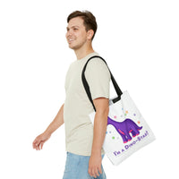 DINO-BUDDIES® - I'm a Dino-Star!® with Casey (Brachiosaurus) - Tote Bag (Gusseted)