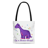 DINO-BUDDIES® - I'm a Dino-Star!® with Casey (Brachiosaurus) - Tote Bag (Gusseted)