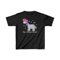 DINO-BUDDIES® - I'm a Dino-Star!® with Emily (Apatosaurus) - Cute Dinosaur T-Shirt Youth