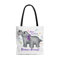 DINO-BUDDIES® - I'm a Dino-Star!® with Grammy & Pap (Apatosaurus) - Tote Bag (Gusseted)