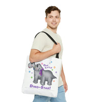 DINO-BUDDIES® - I'm a Dino-Star!® with Grammy & Pap (Apatosaurus) - Tote Bag (Gusseted)