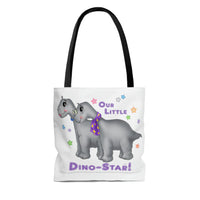 DINO-BUDDIES® - I'm a Dino-Star!® with Grammy & Pap (Apatosaurus) - Tote Bag (Gusseted)