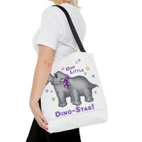 DINO-BUDDIES® - I'm a Dino-Star!® with Grammy & Pap (Apatosaurus) - Tote Bag (Gusseted)