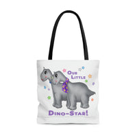 DINO-BUDDIES® - I'm a Dino-Star!® with Grammy & Pap (Apatosaurus) - Tote Bag (Gusseted)