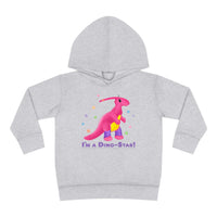 DINO-BUDDIES® - I'm a Dino-Star® with Jamie (Parasaurolophus) - Toddler Pullover Fleece Hoodie