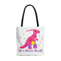 DINO-BUDDIES® - I'm a Dino-Star!® with Jamie (Parosaurolophus) - Tote Bag (Gusseted)