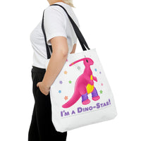DINO-BUDDIES® - I'm a Dino-Star!® with Jamie (Parosaurolophus) - Tote Bag (Gusseted)