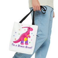 DINO-BUDDIES® - I'm a Dino-Star!® with Jamie (Parosaurolophus) - Tote Bag (Gusseted)