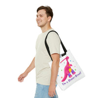 DINO-BUDDIES® - I'm a Dino-Star!® with Jamie (Parosaurolophus) - Tote Bag (Gusseted)