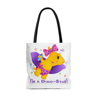 DINO-BUDDIES® - I'm a Dino-Star® with Lisi (Pterodactyl) Flying - Tote Bag (Gusseted)