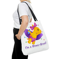 DINO-BUDDIES® - I'm a Dino-Star® with Lisi (Pterodactyl) Flying - Tote Bag (Gusseted)