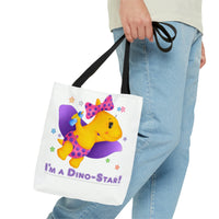 DINO-BUDDIES® - I'm a Dino-Star® with Lisi (Pterodactyl) Flying - Tote Bag (Gusseted)