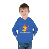 DINO-BUDDIES® - I'm a Dino-Star® with Lisi (Pterodactyl) - Toddler Pullover Fleece Hoodie
