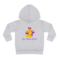 DINO-BUDDIES® - I'm a Dino-Star® with Lisi (Pterodactyl) - Toddler Pullover Fleece Hoodie