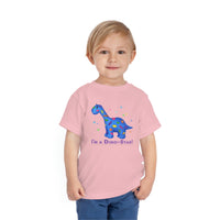 DINO-BUDDIES® - I'm a Dino-Star!® with Patches (Apatosaurus) - Cute Dinosaur T-Shirt Toddler