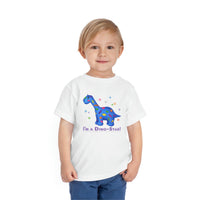 DINO-BUDDIES® - I'm a Dino-Star!® with Patches (Apatosaurus) - Cute Dinosaur T-Shirt Toddler