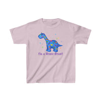 DINO-BUDDIES® - I'm a Dino-Star!® with Patches (Apatosaurus) - Cute Dinosaur T-Shirt Youth