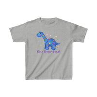 DINO-BUDDIES® - I'm a Dino-Star!® with Patches (Apatosaurus) - Cute Dinosaur T-Shirt Youth