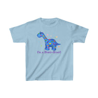 DINO-BUDDIES® - I'm a Dino-Star!® with Patches (Apatosaurus) - Cute Dinosaur T-Shirt Youth
