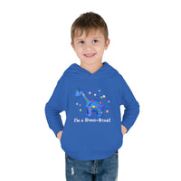 DINO-BUDDIES® - I'm a Dino-Star® with Patches (Apatosaurus) - Toddler Pullover Fleece Hoodie