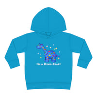 DINO-BUDDIES® - I'm a Dino-Star® with Patches (Apatosaurus) - Toddler Pullover Fleece Hoodie