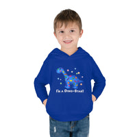 DINO-BUDDIES® - I'm a Dino-Star® with Patches (Apatosaurus) - Toddler Pullover Fleece Hoodie