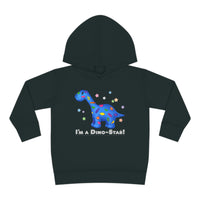 DINO-BUDDIES® - I'm a Dino-Star® with Patches (Apatosaurus) - Toddler Pullover Fleece Hoodie